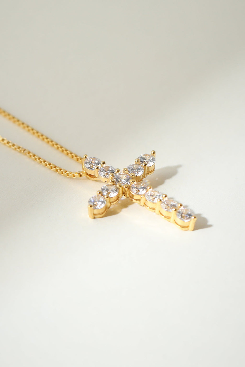 The Bella Pavé Cross Pendant