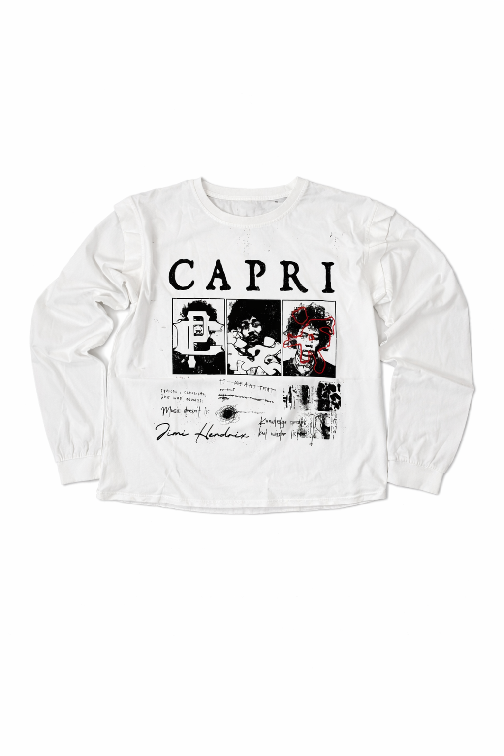 Capri White Long Sleeve