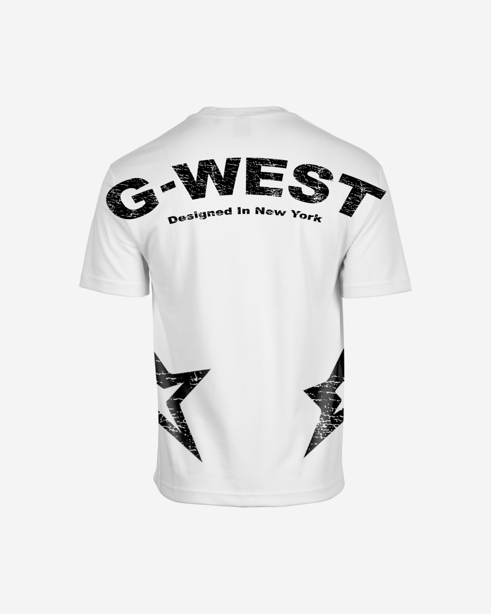G West Mens Arch Logo Oversized Tee