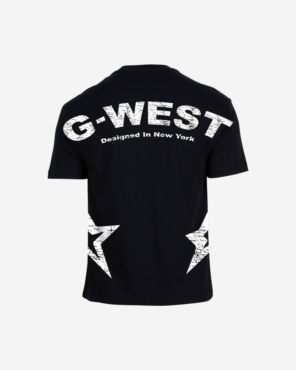 G West Mens Arch Logo Oversized Tee