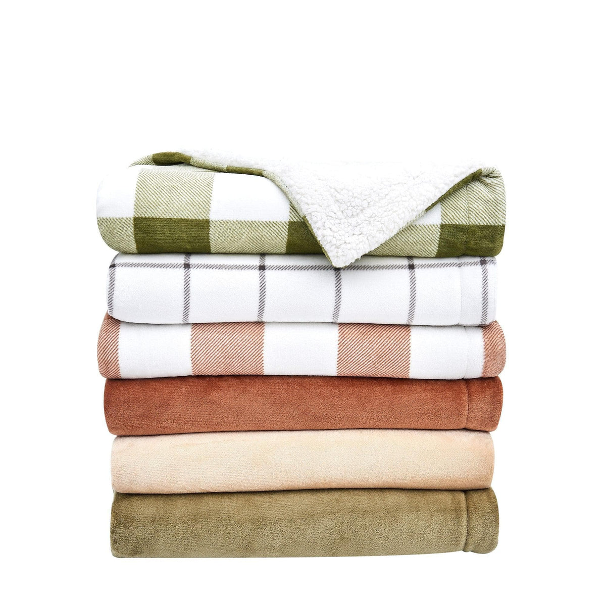 Velvet Plush Sherpa Luxury Bed Blanket - Kinsley Collection